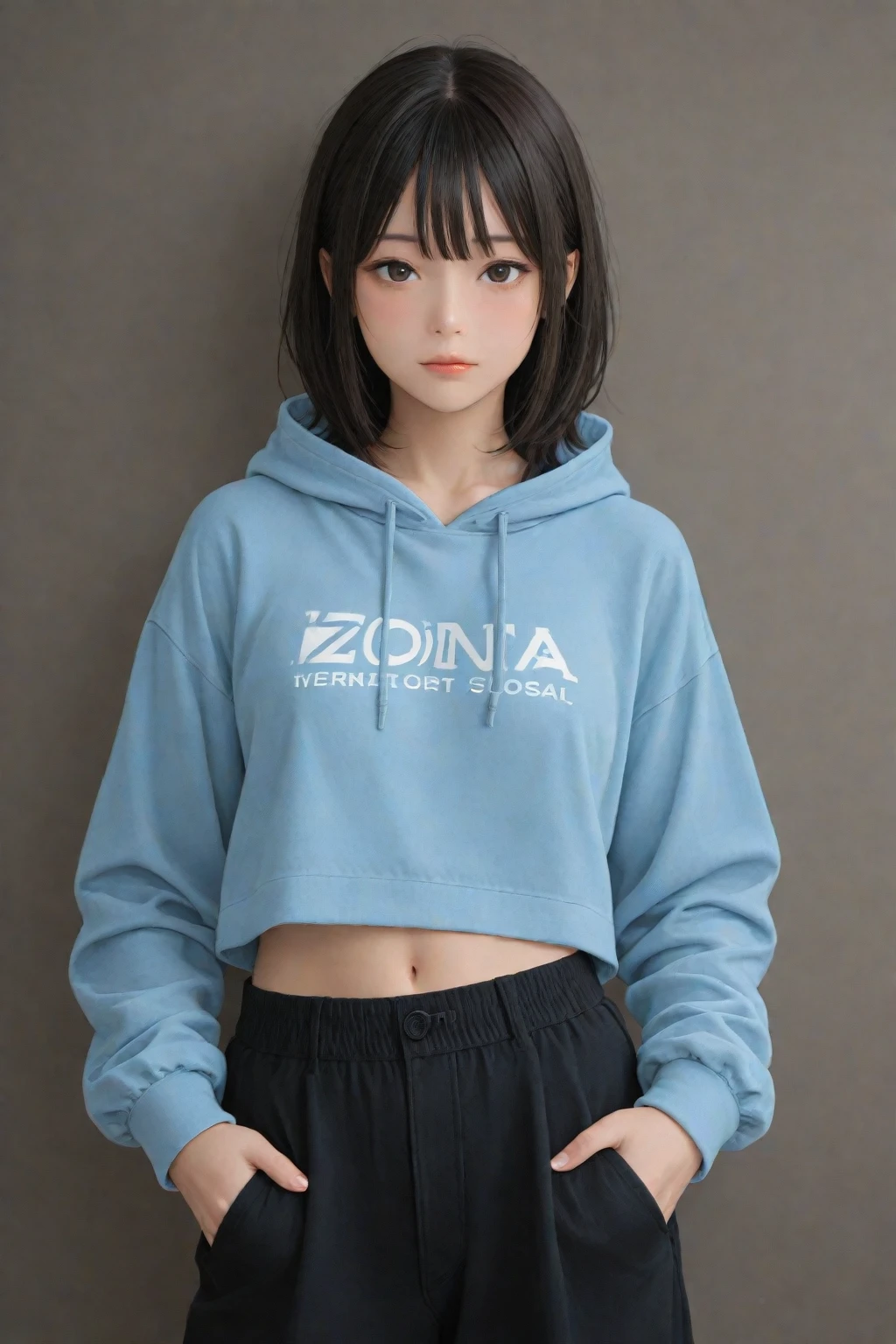 (La Best Quality, High Definition), (ultra detail), (1Baby Mkella), (1 beautiful young girl), (white underwear, with medium straight hair, streetwear, wearing white pleated miniskirt and ears, blue sweatshirt with hooded, on a naked body).(on the chest it says 'Future funk'). (among a bright futuristic cityscape illuminated by neon lights). (More 8K.motor surreal:1.4,HD,La Best Quality:1.4, photorealistic:1.4, skin texture:1.4, Masterpiece:1.8,Masterpiece, Best Quality,object object).(detailed facial features:1.3) ,(The correct proportions),(Beautiful blue eyes:1.4), (cowboy pose), (more details:1.4), ,(cyberpunk 2.1), (kawaii style: 1.4); , (ice element:1.4),(white underwear:V2.1)
