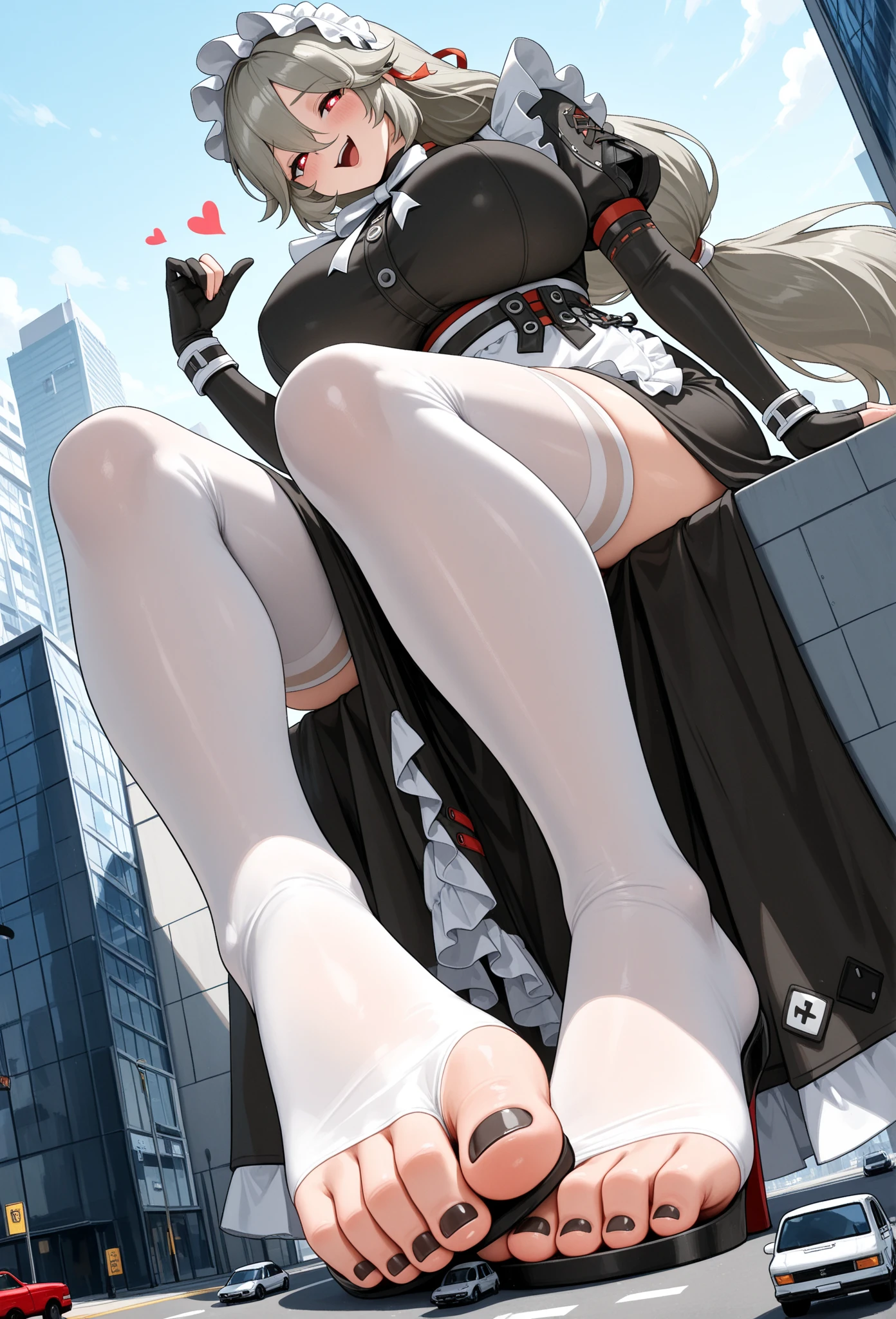 (best qualtiy,),1girll,((Hotel background)),red pupils,((Lift your skirt with both hands)),A look of disgust,((The reveal panties)),((The skirt is completely lifted)),Panties exposed,lace panty,((lace panty)),((white panties)),((Lift the skirt to expose the panties))