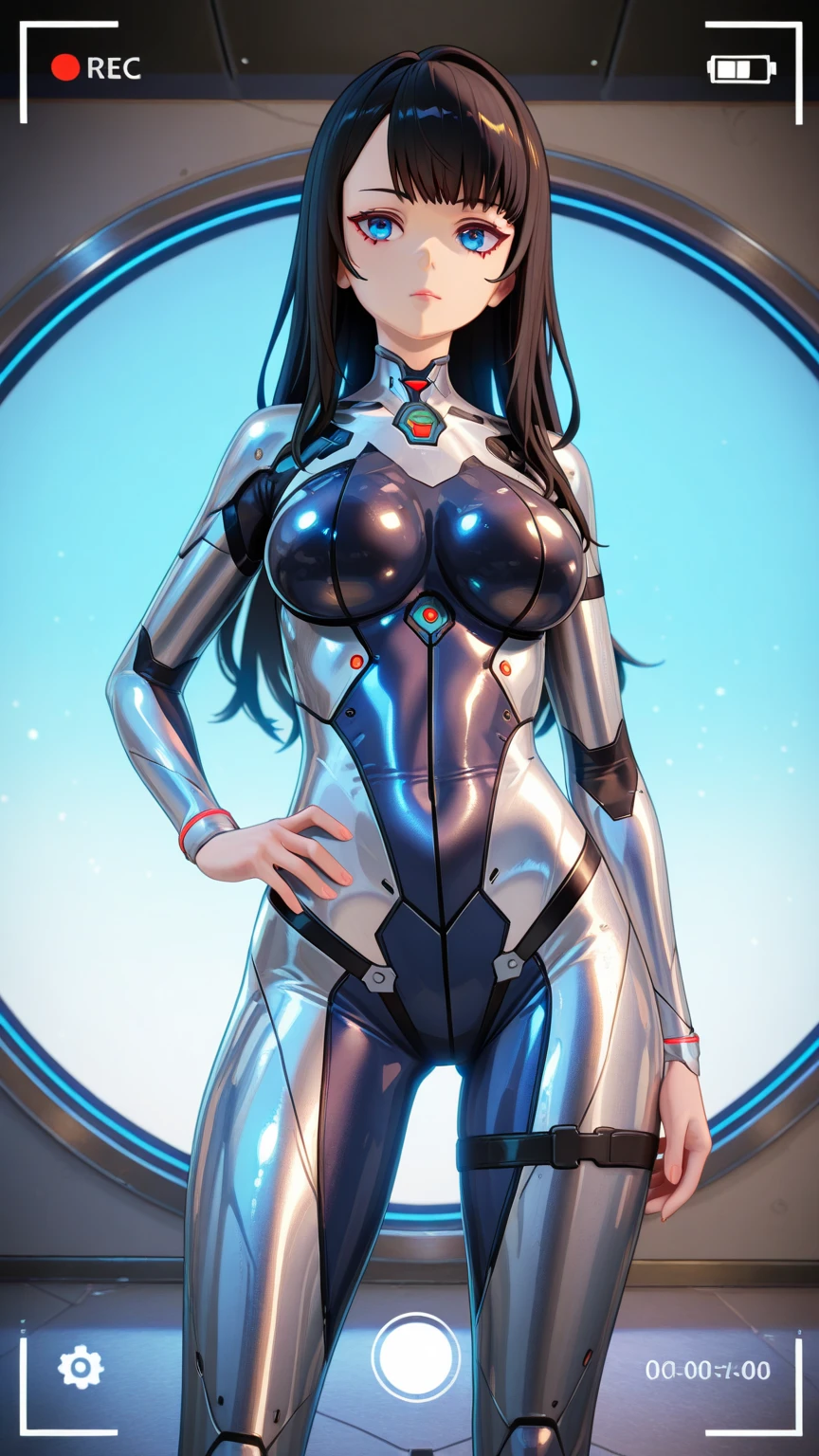 (tmasterpiece:1.2),best qualtiy,In space,(nigh sky,medium lenght hair:1.2),(illustratio:1.2),lindo cenario,dreads,(Elaborate luminescence,lens flare glow),(Hyper-detailing),Hyper-detailing,(exquisitedetails),(complexdetails),(Movie light,Best quality backlight),清晰的线条,New world,peeping at the viewer,Solo Woman,petty face,(Space Girl,the space),Oriental women,Girls are modeling figures,Solo Woman,Perfect body,Beautiful 16 year old girl,(1girll),(Bright bioluminescent hair,bright glowing eyes),(galaxias,Alien planet),(Astronaut wearing sexy futuristic style white tight spacesuit:1.1),(The material of the spacesuit is extremely light),The girl has a slender waist,smallunderboob, Big breasts Thin waist,bare shoulders,Bare legs,exposed waist,Latex tight spacesuit,The chest of the spacesuit shows the starry sky,Slightly closed eyes,(cyber punk perssonage),(dyna:1.3),(putting makeup on)),hight contrast,(The best lighting,Extremely refined and beautiful),((Movie Moonlight)),Extremely colorful,((Photoshop Pastel Painting:1.1)),aethereal,(Movie Masterpiece),suspense,Funk,(Starskrim),splash of color,absolutly eye-catching,((Caustics)),dynamic angle,big breasts beautiful(detailed glow),(spine-chilling),(Intricate movie scenes behind it:1.2),Environmental occlusion, (Ambient moonshine), ray-traced reflection, intricately detailed visible background , (Glowing spacesuit), terroral, (Bioluminescent vegetation:1.2), terroral, uneasy, A futuristic, terroral, (Hologram heads-up display), (Delicate Great Comet)