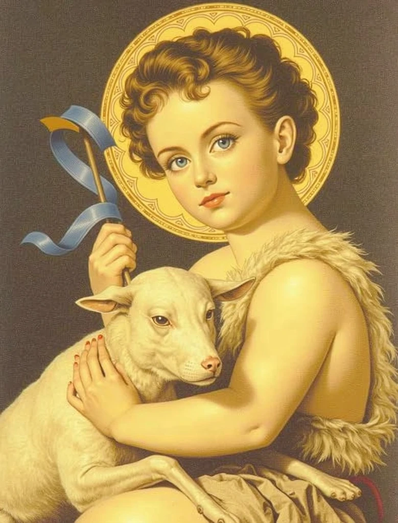 PICTURE REALISTIC, Saint John the Baptist, high qualiy, improves quality