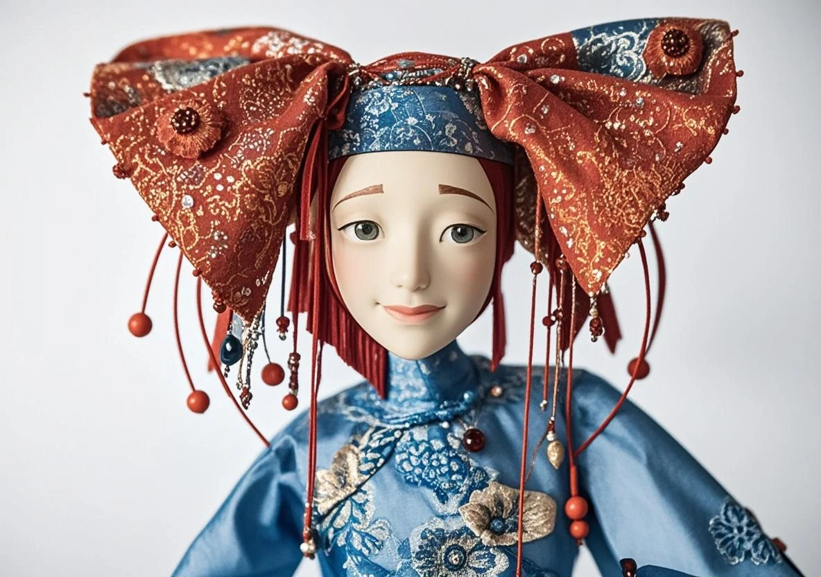 Ancient Korea scenery, Dressed in period costumes