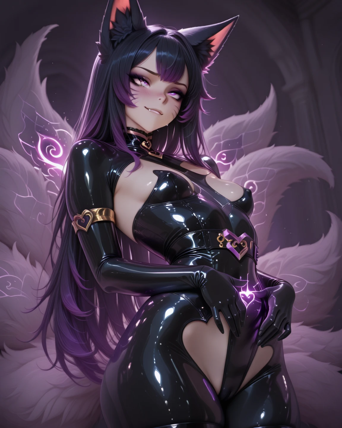 Hot Sexy Twilight Sparkle Wear Bikini Black Shadowflame Aura Full Body