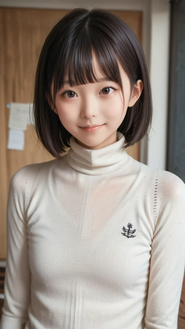 8K, ultra-realistic, highly detailed, photo-like. Natural cinematic lighting, soft shadows, lifelike skin texture, shallow depth of field.
A Japanese woman in her 40s with short pixie-cut brown hair, wearing a thick winter coat and a scarf. Calm expression, looking directly at the camera. Natural skin texture, mature and realistic facial features. The background is a softly blurred winter urban scene. (((Fully clothed))) (((Realistic middle-aged face))) (((No excessive beautification))) (((Upper body chest-up portrait)))