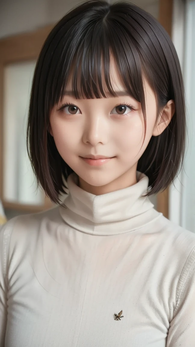 8K, ultra-realistic, highly detailed, photo-like. Natural cinematic lighting, soft shadows, lifelike skin texture, shallow depth of field.
A Japanese woman in her 40s with short pixie-cut brown hair, wearing a thick winter coat and a scarf. Calm expression, looking directly at the camera. Natural skin texture, mature and realistic facial features. The background is a softly blurred winter urban scene. (((Fully clothed))) (((Realistic middle-aged face))) (((No excessive beautification))) (((Upper body chest-up portrait)))