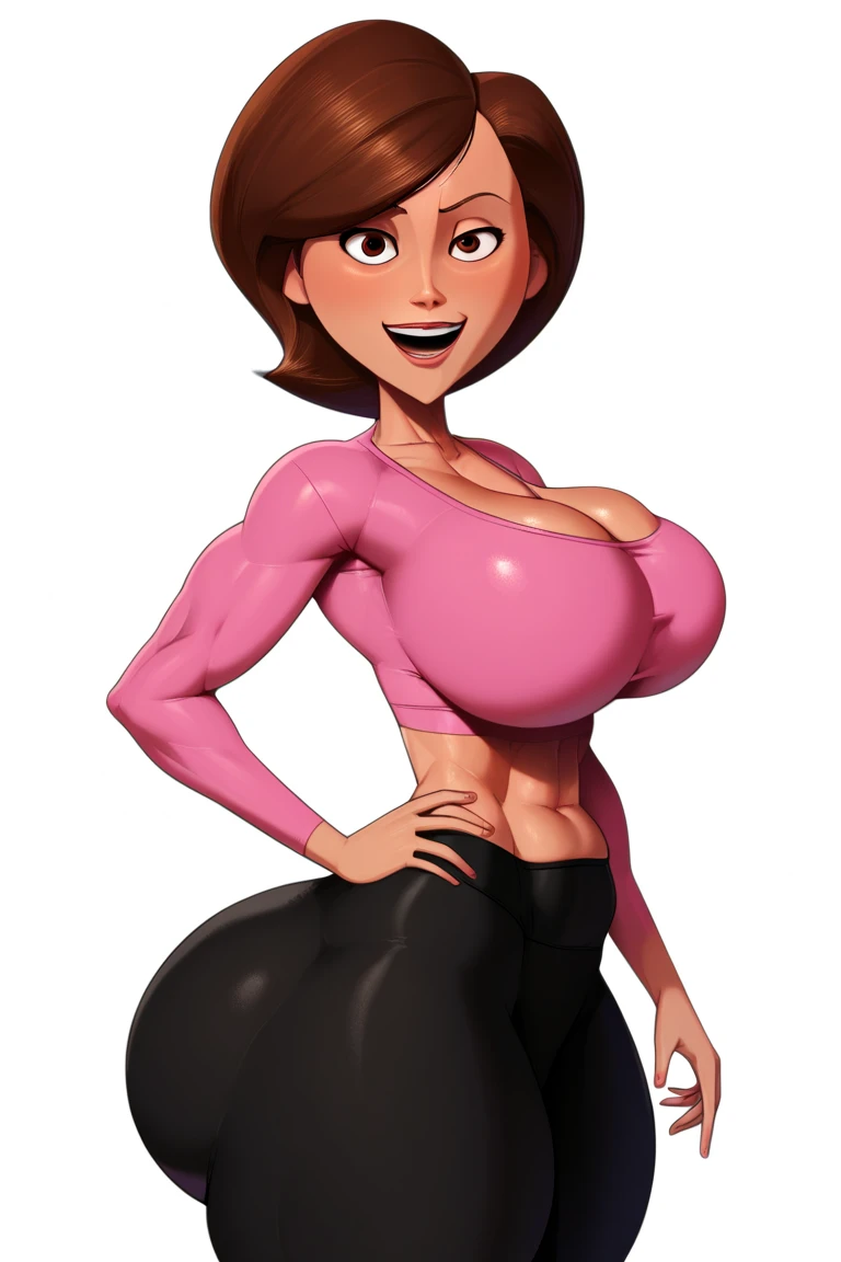 Gwen Stacy, ripped muscle, muscular body, pale skin, smile(blush), nude, sixpack abs, [ultra detailed skin:1.2], 8k uhd, pussy, full body, crowd, public, night, standing,