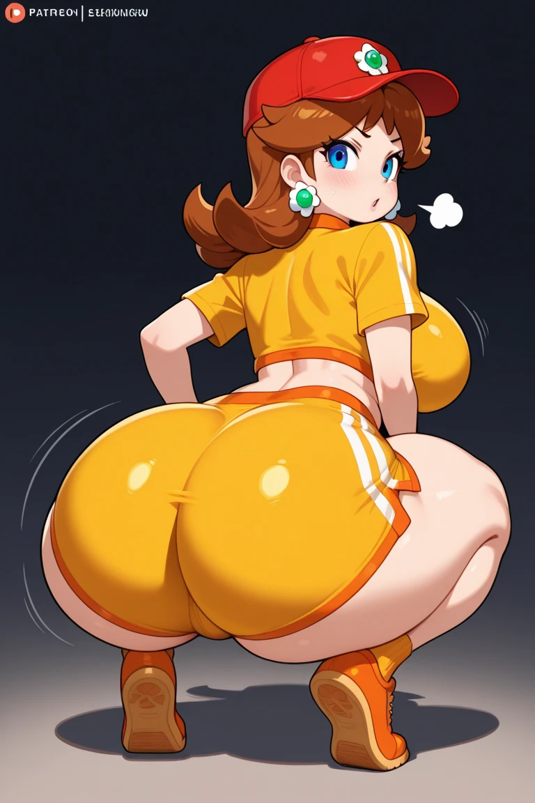 LingX,black hair,twintails,brown eyes,hair ornament,
orange coat,chinese clothes,black pantyhose,sleeveless,fur trim,
temple,dawn,hands behind back,
standing,
looking at viewer,smile,
(insanely detailed, masterpiece, best quality),solo,(perfect hands, perfect anatomy),extremely obese, (obese belly):1.7, (obese legs):1.5, fat rolls, SSBBW Adeline body,(thicc:0.5), (WeightImmobile:1.3), (obese:1.2) (round face:1.3), huge belly, wide hips, from below, discoelysium, legs spread, muffin top, pudgy, Big Baby Bump pregnant, Big , Big pregnant Belly, Big Pregnant girl, Largest Belly of Pregnant, Huge Pregnancy, Huge 9 months Pregnancy Belly, huge belly expansion, huge belly girl, morbid obesity,800lbs,enormous fat belly, rolls of fat, fat thighs, Massively Bloated Abdomen, ridiculously large spherical Belly, oversized spherical stomach, ridiculously oversized pregnant belly, huge stomach