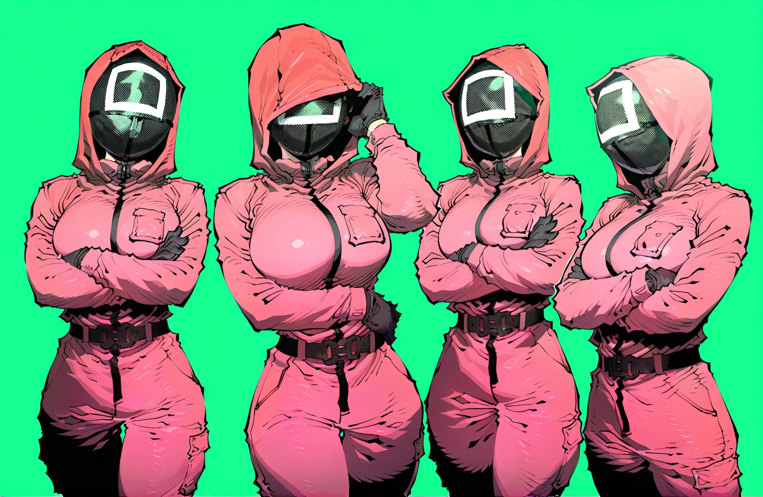 best quality, masterpiece, arms up, camisole, medium breasts, realistic 3d art