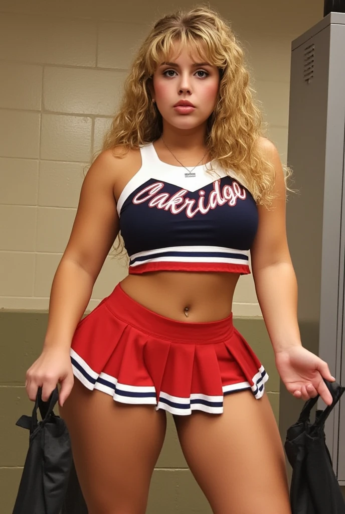 A slutty 18 year old cheerleader titty fucking a penis, penis in between breasts, titty fuck, penis sliding in between breasts, breasts holding penis, the penis is in between her breasts, pigtails, piercings, teenager, on the bed, looking at me, pain, agony, smoking cigarettes, the cigarette ash is growing very long