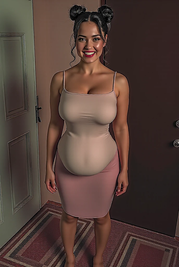 Mikoto Uchiha, 90 anos, no quarto, sem calcinha, corar, cabelo preto, cabelo longo, seios grandes de fora, bunda sexy, coxas grossas, olhos pretos, without bra.