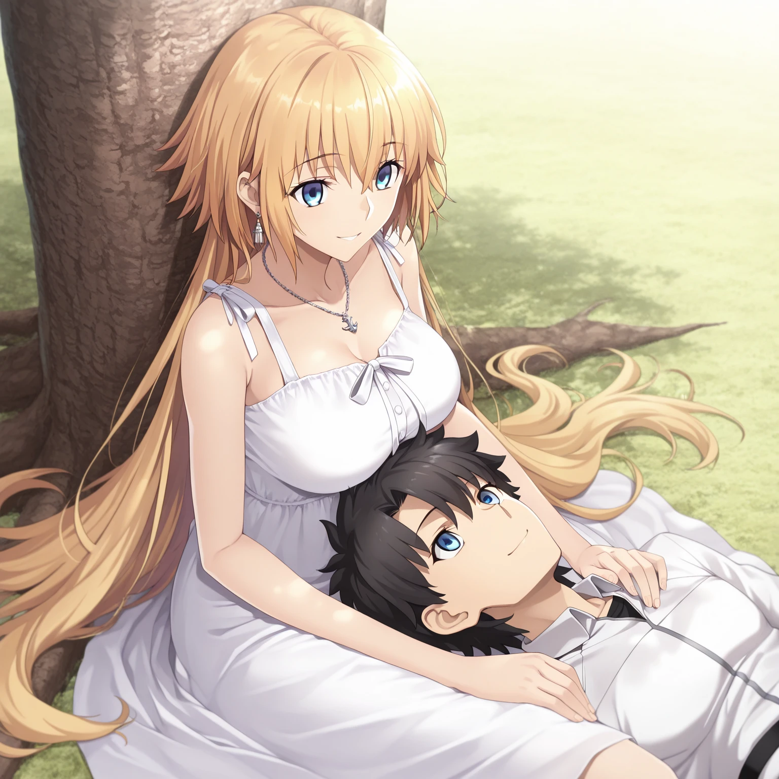 score_9, score_8_up, score_7_up, source_anime,masterpiece,best quality,highres,absurdres,official art,official style,source_anime,anime screencap,anime coloring,megami magazine,anime,animated,explicit,alice zuberg,Look diagonally up to the right ,pregnant bangs, blue eyes, blonde hair, hair between eyes, very long hair, braid, ,large breasts,((areola slip)), ((Areola)),((nipple)), long hair, looking at viewer, navel, o-ring, Standing, (White seethroughlingerie :1.3)