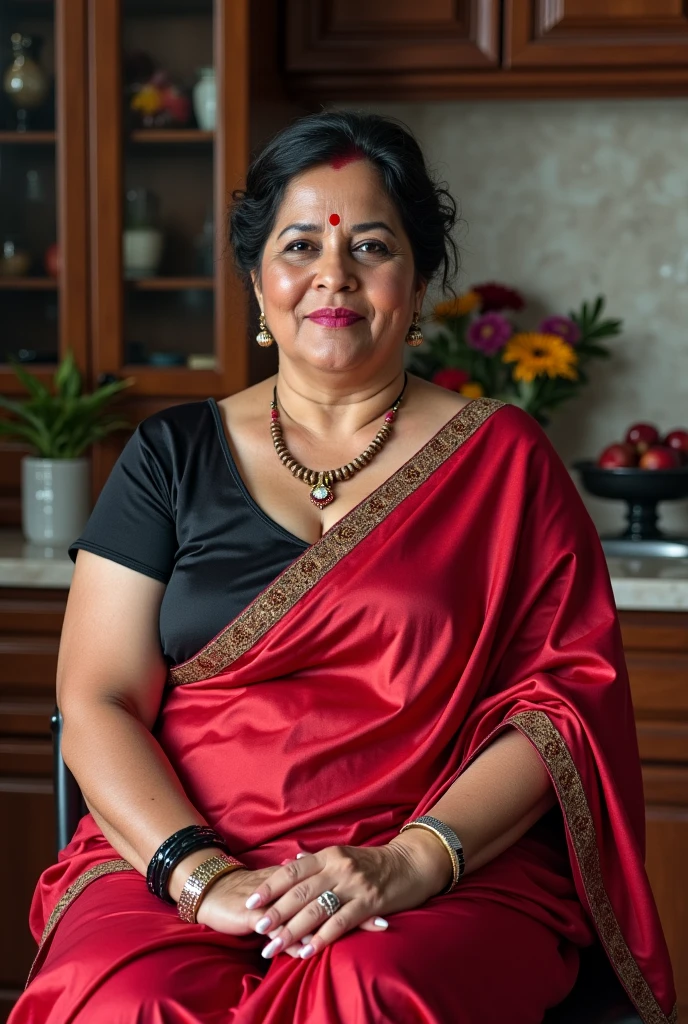 Big boobs aunty in saree indian