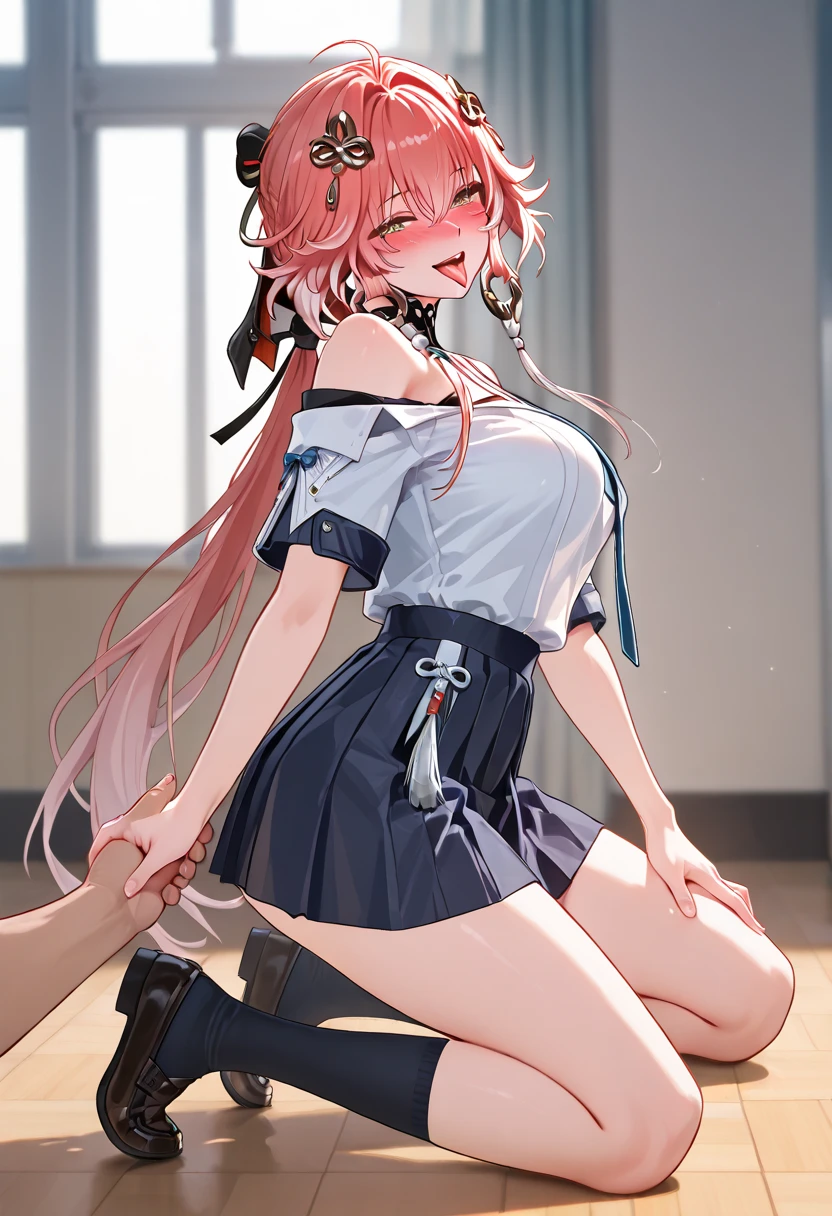 (8K、Highest image quality、highest quality、masterpiece)、detailed face、((1 baby girl))、braid hair、long hair、blunt bangs、red eyes、evil smile、((grin))、((small breasts))、((see through Colored camisole))、red school bag,minimum skirt、((black pleated skirt))、((micro skirt lift)、cowboy shot、((street background)),((see through)),((nipples)),((nipples visible)),((squatting)),((spread legs)),((wet)),((show off inside skirt)),(cameltoe),(((loli))),(loli girl),pussy juice,hand to penis,grab the penis,hand to penis,touch the penis,tekoki,Exposure,pussy juice,wet pussy,cum,penis into mouth,kiss to the penis,Licking penis,mmf Double Handjob,cum,semen,sperm,bukkake,cum on face,((penis ejaculates semen)),(((ejaculates semen))),day time,city,crowded street,school backpack,(((cumming on face))),((cum on face))