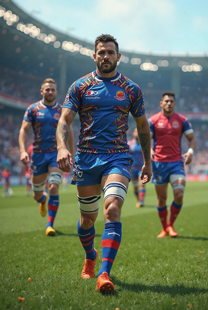 Create a cool swagger or look for rugby wingers