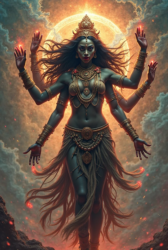 Indian goddess maa kali