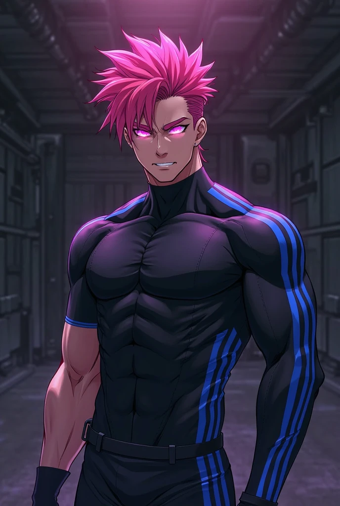 The werewolf with light purple hair is tied up with his upper body exposed,Standing,Panic,Exquisite,Athletic,Anthropomorphic,Human characteristics,High degree of animalization,Furry Station,Stand by the wall,Tied
