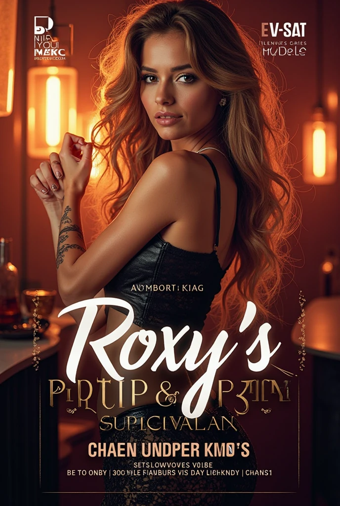 holding a sign that says: Raphael ,(Whole body shot:1.7) photorealistic image of a (sitting pose:1.7) ultrarealistic, Photography, long red hair, women, 24 years old, hourglass figure, perfect body, flirtatious look, natural medium breasts, blurred background, Wearing a silk dress, sitting on a stool at a club bar, she has her legs crossed, she wears elegant red heels, she has beautiful legs, she has long legs, Whole body, Whole body shot, Whole body photo, wide angle, wide angle shot