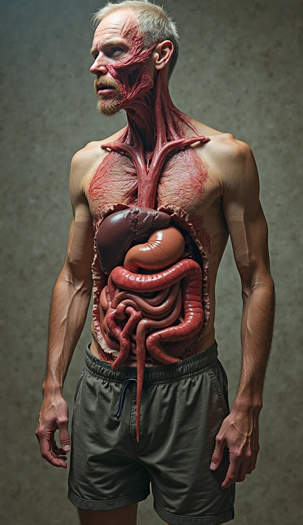 Nude male sex organ