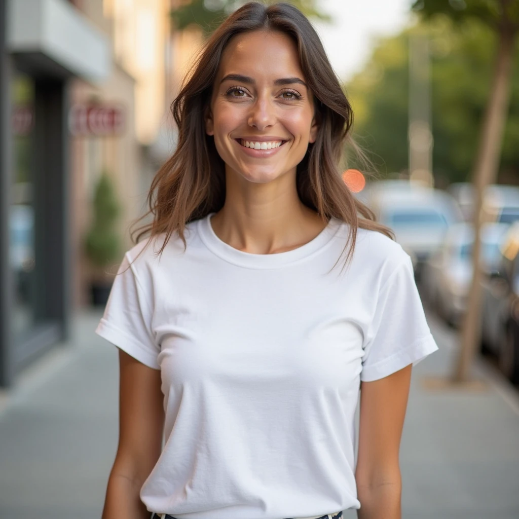 Beautiful caucasian woman wearing casual black t shirt looking confident with smile on face, pointing oneself with fingers proud and happy