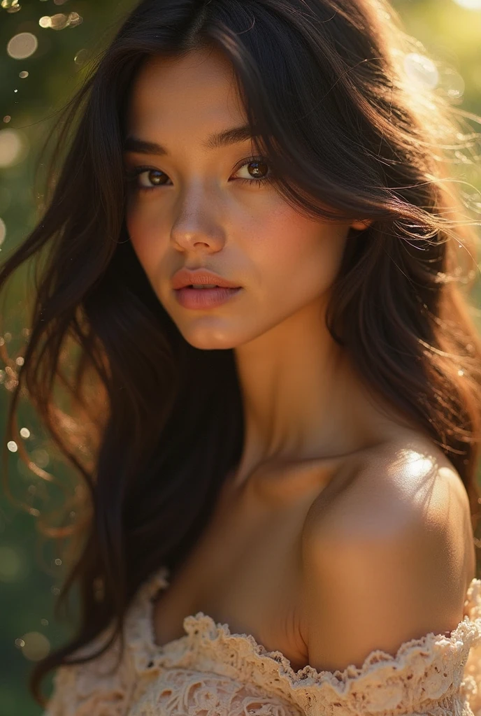 ((top-quality、8k、​masterpiece:1.3))、foco nítido:1.2、Beautiful woman with perfect body:1.4、slim abdomen:1.2、((Tanned body、huge tit:1.2))、(no-bra)  、wetbody:1.1、Highly detailed facial and skin texture、 A detailed eye、二重まぶた、skin tanned、sexy for、Naked、teats、skin tanned、sun burned body、exposed shoulder、cleavage of the breast、Dark skin、skin tanned、sun burned body、russian face、Russian、Russian girls、Beautiful fece、Beautiful Russian girl、Beautiful Russian face