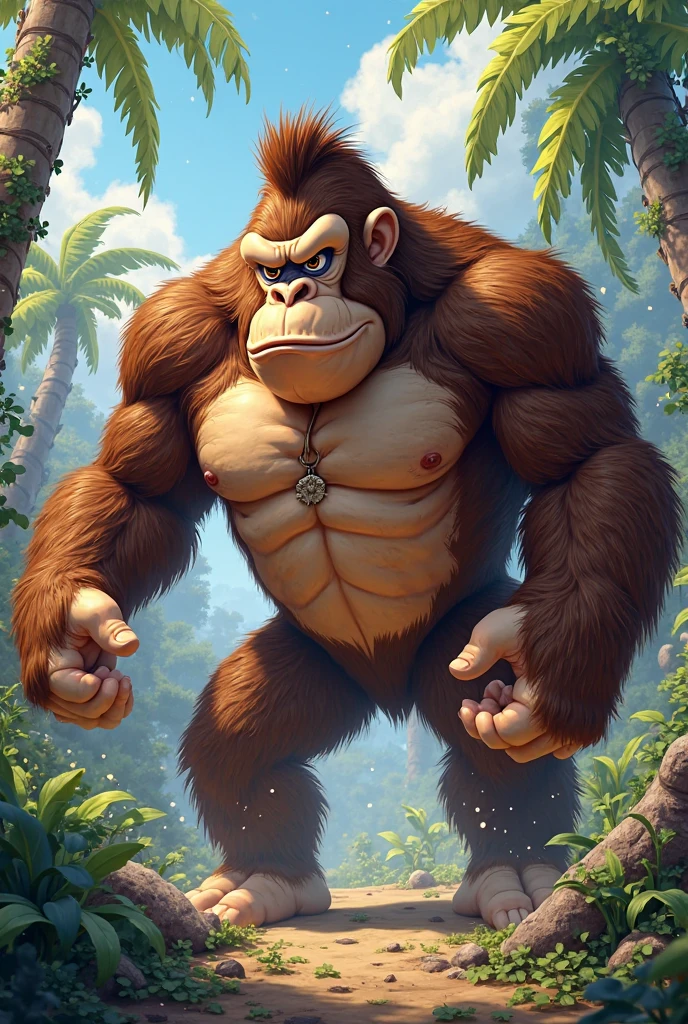 solo, jungle, bananas, tree house, dkong, red necktie, gorilla, furry, no humans, brown fur, donkey kong, best anatomy, best quality, (by null-ghost,by darkgem,by pino daeni,by zoroj, by redrusker), (furry art, soft shading:1.1), bara, (broad shoulders, narrow waist:1.05), 5 fingers, ,standing in a bedroom, masterpiece, Ultra highest quality, unreal engine, trending on ArtStation, Intricate, Ultra heavy High Detail, dramatic, realism, erection, thick cock, realistic, sitting, muscle, furry, day, looking_at_viewer, Ultra heavy detailed eyes, Ultra heavy detailed body, Ultra detailed heavy face, Ultra heavy detailed cock, Ultra heavy detailed balls, expressive, masculine,