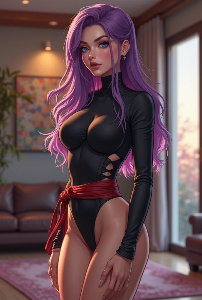 Adult Jinx, CG 8k ultra-realista, hot woman, seductive eyes, make-up