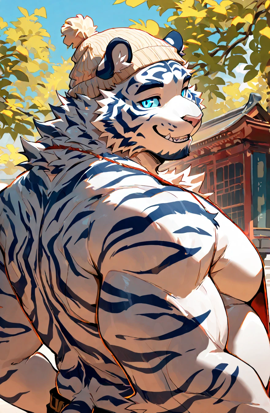 back view, best quality,  full body portrait, wide shot, 

solo, furry anthro bunny male, muscular white bunny, red eyes, Yakuza style, detailed fur texture, (realistic face and eyes), dressed, clothed, lowered cloth, lowered haori, haori, intricate tattoos, (yakuza symbol, yakuza demon tattoos, yakuza tattoos:1.2), (sharp claws), piercing gaze, dark background, masterpiece, from back, The back is tattooed, the back is visible, 

[by Alex Timmermans:by jaynaylor:0.25],
detailed background, detailed foreground, depth of field, ambient silhouette, backlighting,

