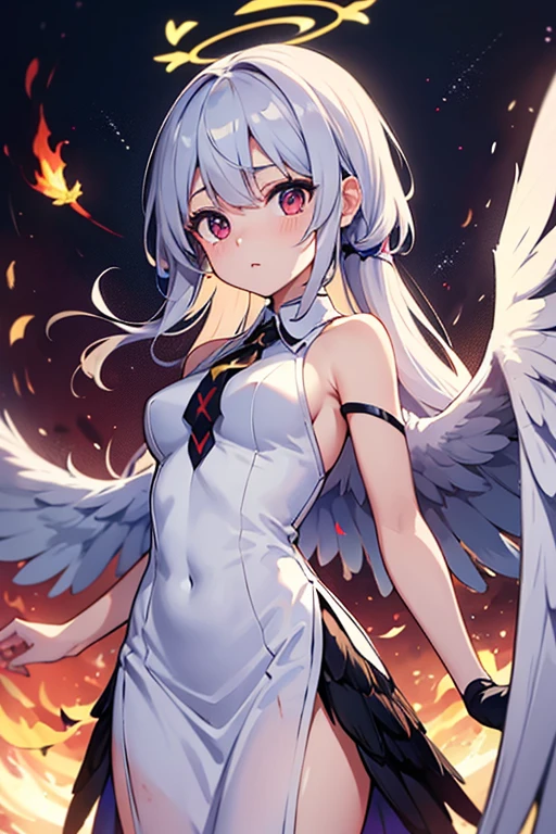 1 girl,wings,
