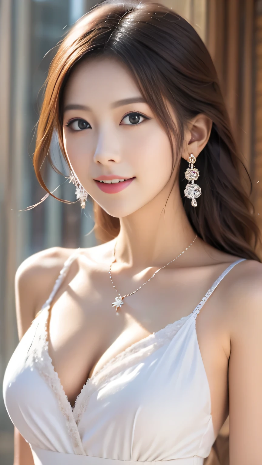 ((RAW images)),(Tabletop),(Highest quality, Realistic, In detail, High resolution, 8k wallpaper),(Super Detail),((Very delicate and beautiful)),Focus on the characters,Dynamic Angle,looking at onlookers with an intensely lewd gaze,((alone)),Are standing,((Extremely obscene whole body)),((a princess wearing a wedding dress that's a gorgeous evening gown with voluminous skirts)),((Beautiful bride with a mischievous smile)),Detailed, Big smile and eyes,Jewel-like eyes,((Very long and voluminous hair)),Gorgeous embroidery and lace,((Gorgeous corsage)),See through,(Gorgeous Jewelry Ornaments),Luxury Hair Accessories,Gorgeous jeweled tiara,Gorgeous frills,((Very lewd face and huge breasts)),indoor,extremely obscene church wedding,((Extremely obscene whole body)),Hoop skirt,crinoline,very long wedding veil,(((a mix of a bejeweled wedding dress and a luxuriously embroidered rococo ball gown))), (((Very obscene and huge breasts bigger than her face.:1.99))), ((Beautiful golden ratio obscene face)), ((Little beautiful bride, Very naughty wedding dress。It&#39;s so obscene that it attracts attention from those around you.。.)),((((Extremely accurate anatomy)))), 