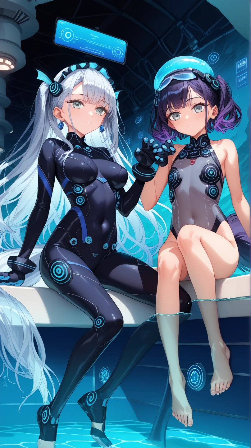 (tmasterpiece:1.3), top-quality, top-quality, Delicate and beautiful:1.2, ((3个女孩)), pools of water, track suit,Yoga Wear,tightsuit,
(The three girls have perfect figures(long slim figure)),(upperbody shot:1.1), (seen from the front:1.3), (looking at viewert),