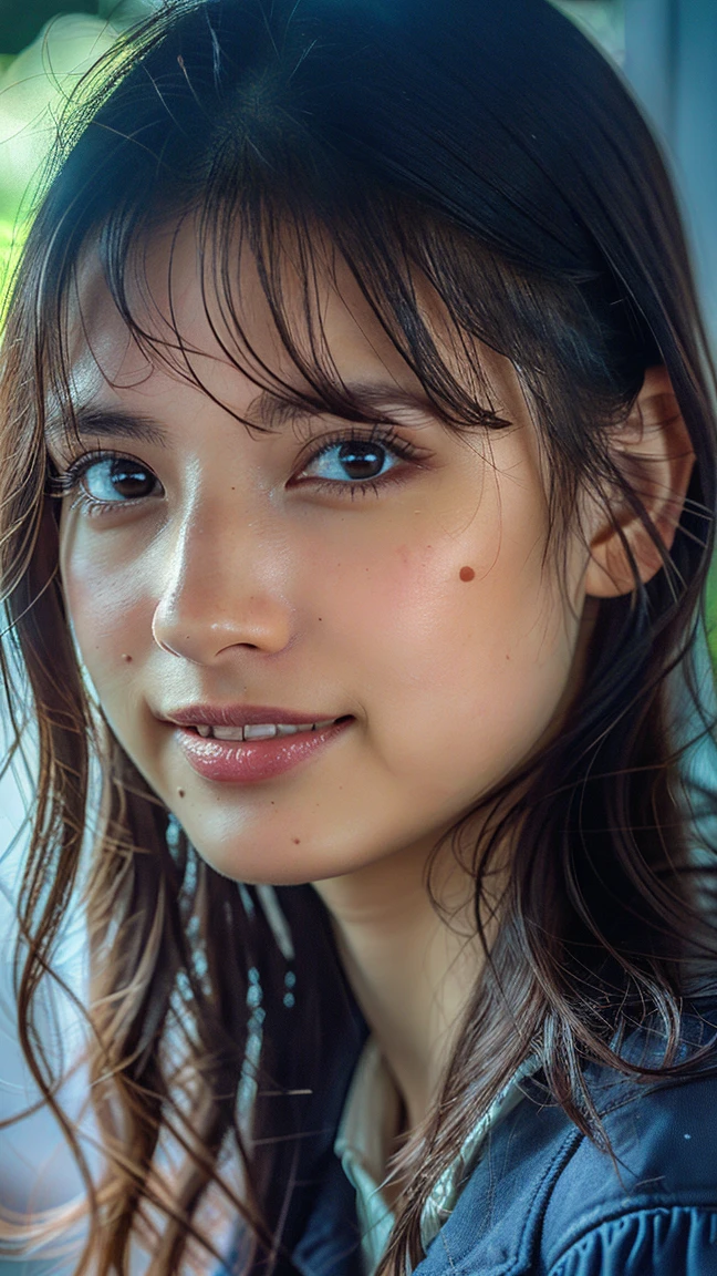 (kimono),Random Pause,、(Highest quality,masterpiece:1.3,Ultra-high resolution,),(Very detailedな,Caustics),(Photorealistic:1.4,RAW shooting,)Ultra-Realistic Capture,Very detailed,High resolution 16K human skin closeup、 Natural skin texture、Skin tone is even and healthy looking、 Use natural light and color,1 Girl,Japanese,28 years old,cute,Black-haired,Mid-length hair,,smile,,(Written boundary depth、chromatic aberration、Wide range of lighting、Natural Shading,freckles,Mole under left eye
