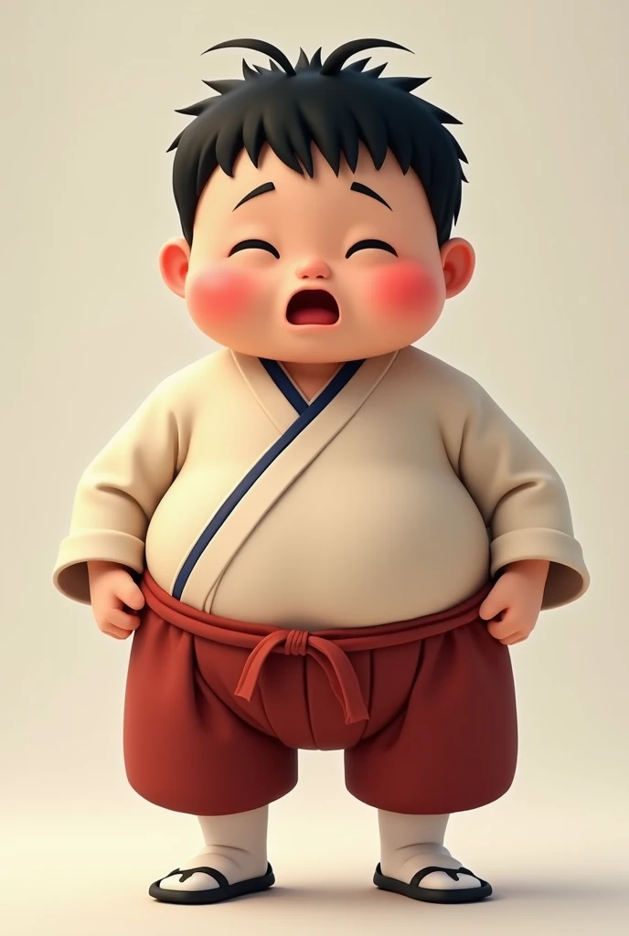 Allafard asian baby sitting on floor wearing white shirt, cute digital painting, chinese style 3d model, high quality portrait, yasuke 5 0 0 px model, cute 3d rendering, portrait shooting, ancient chinese monks, monk clothes, 3d character rendering, kids art in art station, cute portrait, digital rendering, in Yeonnam, Buddhist