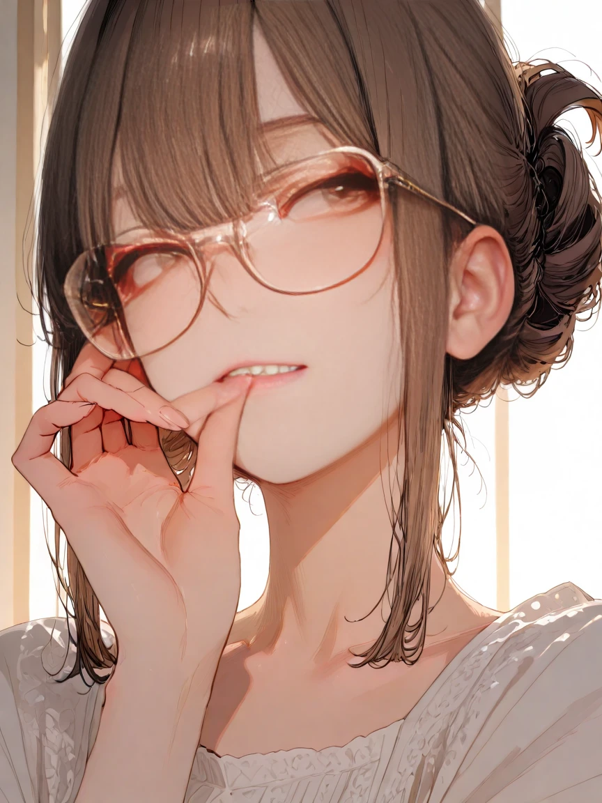 best quality, intricate details, highres,(beautiful detailed water:1.4),(hanfu, tang style),yellow eyes,(1girl in glass jar:1.1),