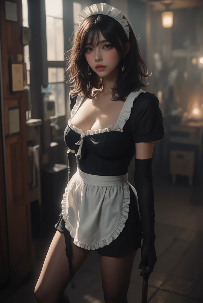 (Full Body of Extremely Detailed((Sexy Maid Group in a row:1.37))), KAWAII perfect face, Reflective Eyes, Detailed(Delicate Clothing textures), Correct Bewitching Leg Line, Dynamic Joyful Expressions LifeLike Rendering, Specular Reflection, TopQuality 8K Ultra-detailed masterpiece (ProfessionalPhoto:1.37), (Acutance:0.8), (Luminism:1.28), Renaissance art style, Colorful Light particles, ((Full body from side)), {MicroMini Skirt|Kissing|Undressing|Thigh Gap|Roundly Cute AssFocus|(NakedApron with SideBoob)}, Radiant Fine Skin with Transparency, (Exposed:0.4), {Pink Hair|LightBlue Hair|Platinum Blonde|Pure White Hair|Liquid Hair}, Perfect Lighting