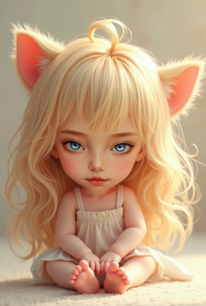 Loli cat, ultra realistic