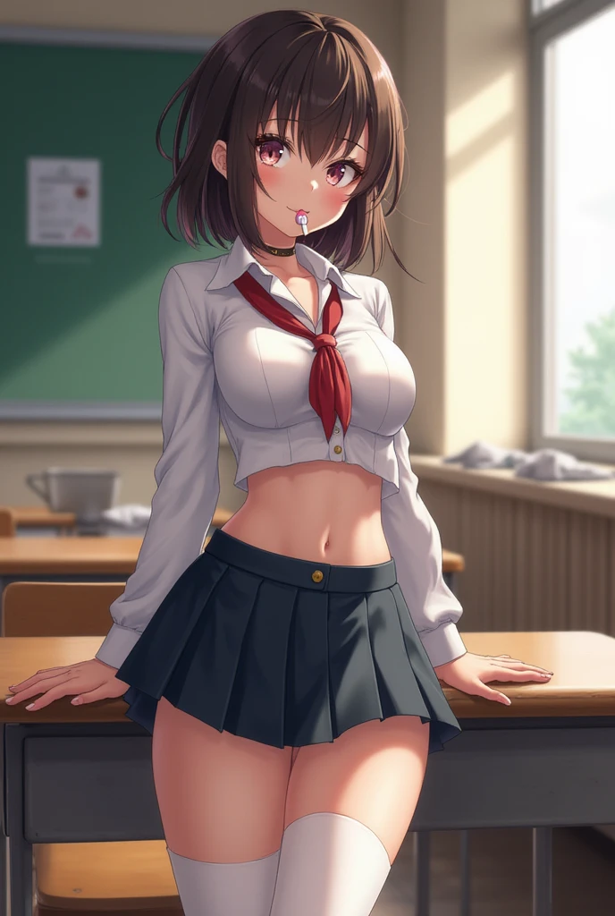 masutepiece、masterpiece、top-quality、ultra-detailliert、hight resolution、hight resolution、8K Portrait、Unity 8k壁紙のhigh-detailCG、Unity 8k壁纸、Cute little:1.5、Lori:1.5、Highly detailed CG Unity 8k wallpaper、逼真、realperson、Cute little、 Portrait photos、shinny skin、high-detail、(sixteen years old:1.2)、(女の子1人)、Beautiful clear eyes、Ultra-fine depiction、delicated face、Lovely lips、skinny body、Big breasts thin waist、Thin leg、(school classrooms:1.6)、 1girl in, Cute, Perfect face, Seriously, (blush:1.5), Big breasts,((School Uniforms:1.2)),(((Clothes lift:1.5))), (((Nipples))), Detailed description vagina,Show vagina,Spread legs,spreading pussy,((cum in vaginas:1.5))