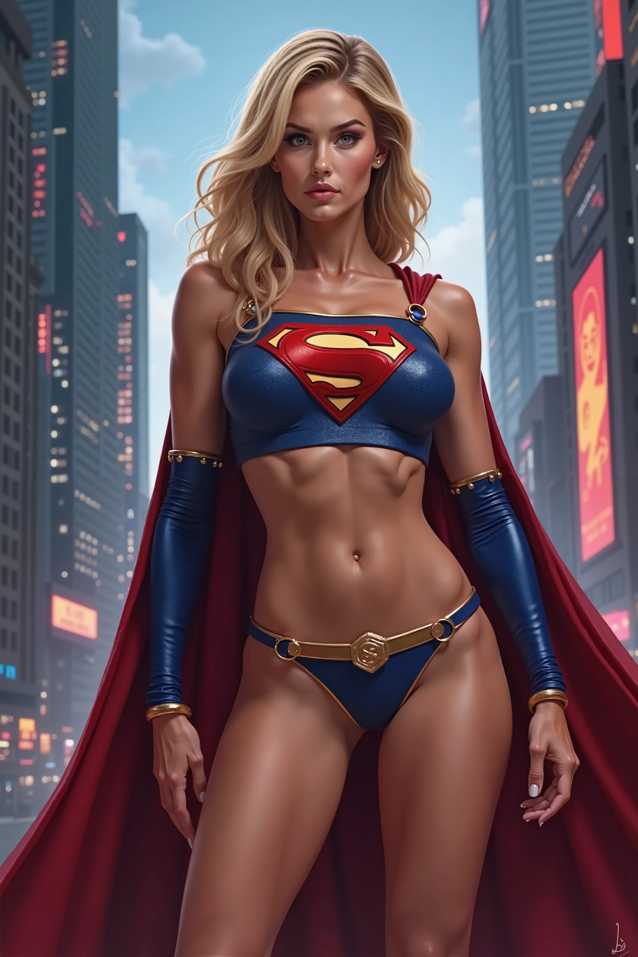 bbw mulher: Homem-Aranha: Gwen，extremely small bikini，Black spider symbol，ballet shoes，golden ratio body, Flexible Body，calm expression，New York at night raining heavily，Belos gestos，heroism，majestic-looking，Abs, corpo inteiro, coxa grossa