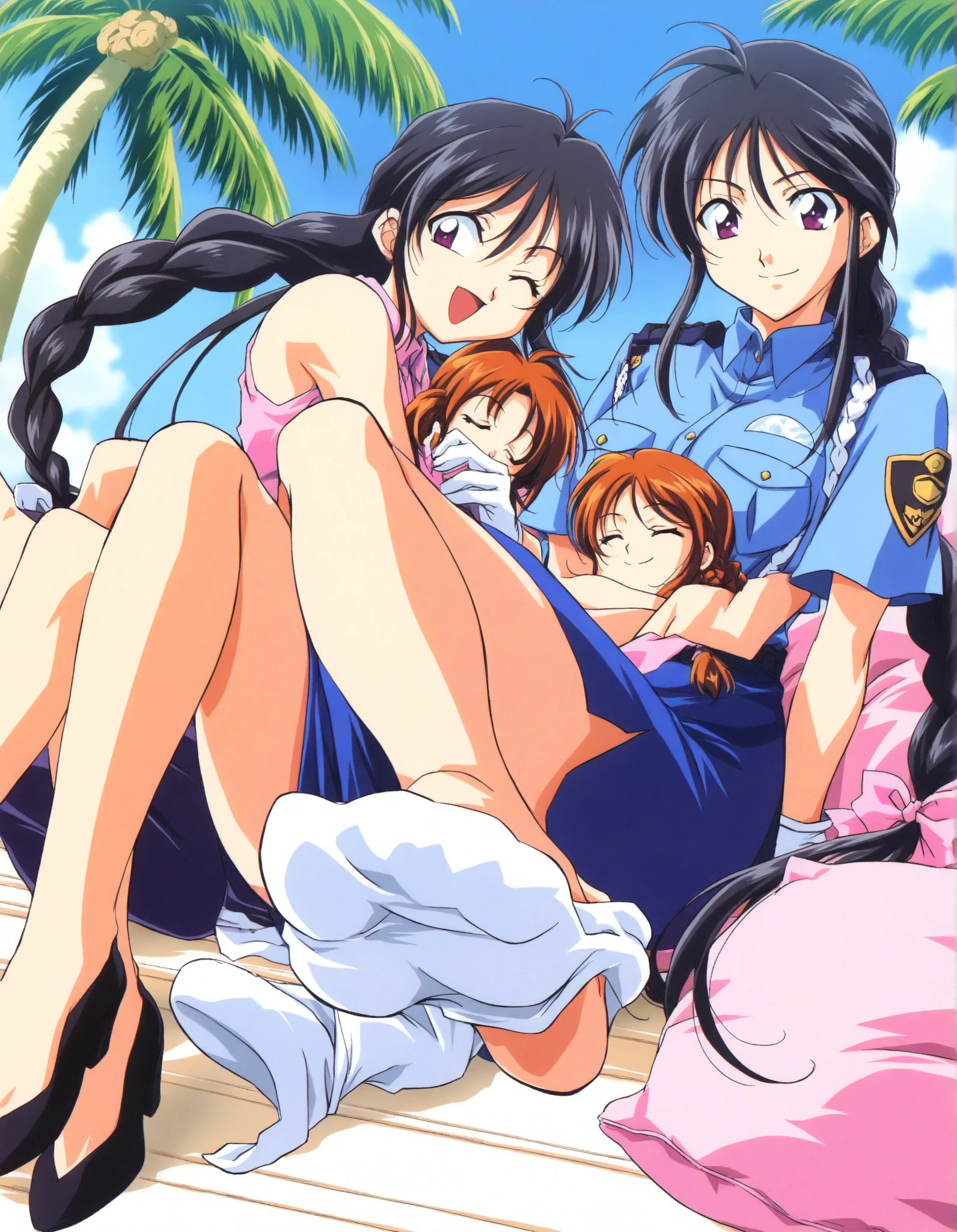 anime girl in yellow outfit with big ass in water, an anime drawing inspired by Masamune Shirow, winner of the pixiv contest, furry art, cute anime girl crouching, fubuki, giantess art, beautiful seductress anime teen, seductive anime girl, the anime girl is squatting, soft anime cg art, ecchi anime style