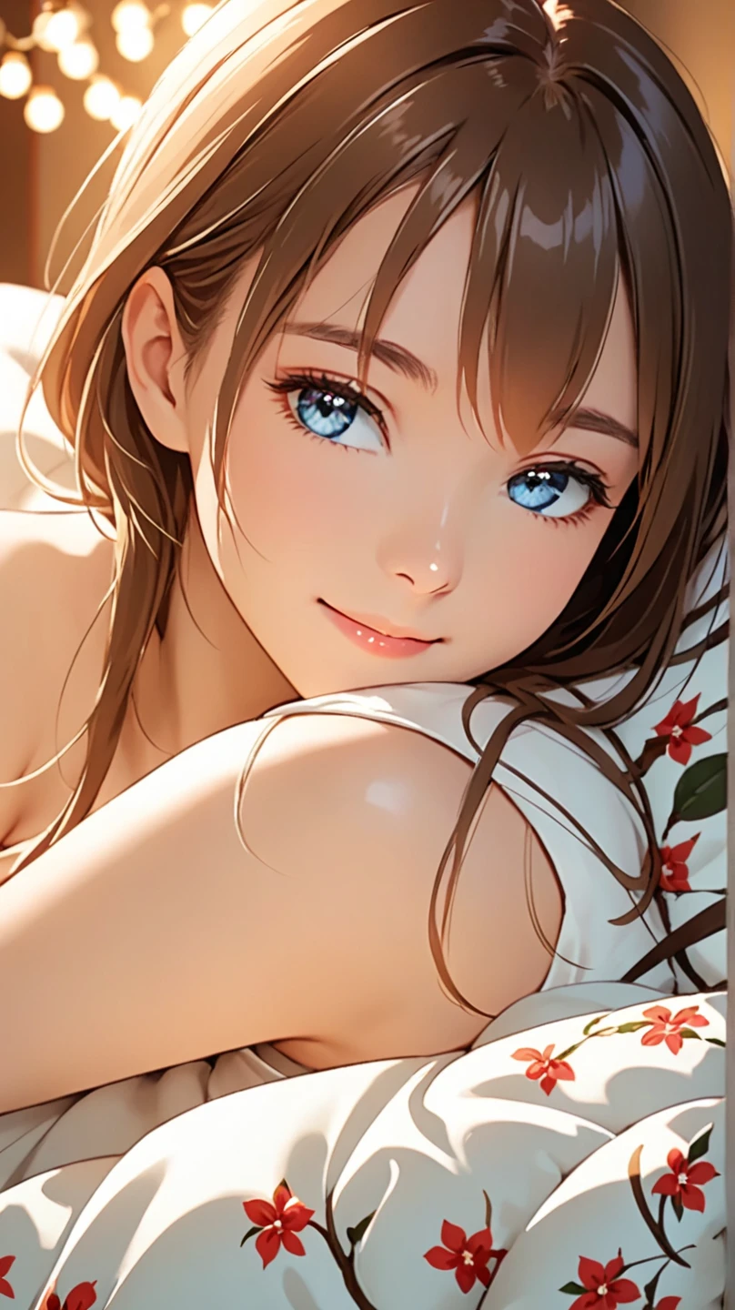 8k, RAW photo, best quality, masterpiece, high detail raw color photo, professional photo, (realistic, realistic:1.37), (high detail skin:1.2), high resolution, beautiful detail eyes, (hard focus: 1.4), (sharp focus: 1.4), photo refocus, (8K UHD: 1.2) , no makeup, clear image high quality shadows , (amazingly awesome exquisite very fine super complex super ultimate super wonderful detail: 1.4), (((torso))), POV, ((depth of field)), bokeh, lens flare, (vignetting: 0.8), dramatic lighting, cinematic lighting, backlighting, professional lighting, physically based rendering
 , Movie Angle, Medium Shot, (Beautiful Delicate Girl), 1 Girl, Solo, , Detailed Face, Victoria's Secret Pajamas, Long Hair, (Brown Hair), Thigh Clamping, Barefoot, Sideways, Lie Down to Sleep, Beautiful Landscape, Sunlight Filter Through Trees, (Mottled Sunlight), [Forest: 0.8], (Trees: 0.7), (Wildflowers: 0.8), Shady, (Breeze), Scattered Leaves, Nature, in Summer