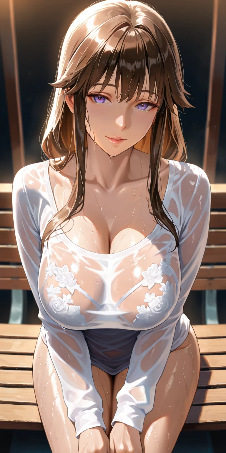 1female,36 years old,A MILF,Large breasts, 独奏,Pornographic exposure(Background with:coniferous forest,In summer,Water on the ground) She has short blonde hair, standing on your feet,Sweat profusely,drenched all over the body,From the front side, curlies, mostly cloudy sky,(((tmasterpiece),(Very detailed CG unity 8K wallpaper),best qualtiy,cinmatic lighting,detailed back ground,beatiful detailed eyes,Bright pupils,(Very fine and beautiful),(Beautiful and detailed eye description),ultra - detailed,tmasterpiece,)),facing at camera,A high resolution,ultra - detailed),Witches,nakeness,比基尼,Bare breasts,Bare genitalia