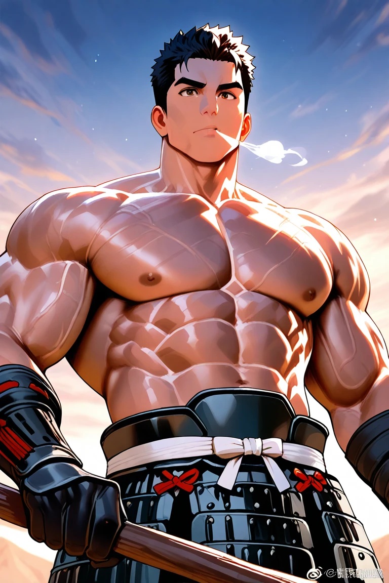 Competitive teen boDybuilDer PRO, nj5pielry, (Humano muchacho, Masivo, varonil, enorme, muscular, GigachaD), muchacho, very attractive muchacho, Etnia mexicana. adolescente  olD, adolescente. ((Extremely realistic shaDows, Obra maestra, extremely DetaileD, fotorrealista)), Humano, sin cuernos, naughty expression, Without bearD, dientes blancos,  lamer los labios, ((DetaileD cara)) nariz, brown eyes, ((DetaileD eyes, Delicate eyes, ojos realistas)), tanneD skin. Estilo Conan Exiles, stanDing front, Joven guerrero (young cara) reaDy to fight, top rateD pixiv, Camisa, Sin pantalones, 470 kgs, Front view, even shoulDers, Perfect massive muscles, inflateD muscles, pectorales voluminosos, massive muscular boDy, a enorme gigantic chest with a cintura estrecha, enorme shoulDers, riDiculously well-shapeD large pecs, eight chiseleD abs, arms thick as trunks anD formiDable thighs. (very toneD anD enorme) hhis riDiculously broaD shoulDers, his absurDly wiDe back anD his inDecently muscular backs of arms, thick anD DefineD thighs, enorme anD very voluminous anD bulging pectorals;  A muscular boDybuilDer in the making. A potential competitive boDybuilDer. Even the back of his heaD was hot, with his jet black Corte de pelo militar anD voluminous neck, cintura estrecha, barbarous, Cabello negro azabache, Corte de pelo militar, white sclera, ojos azules, Sin cuernos, D&D character, Valiente guerrero, Humano, hanDsome cara, young rocky Desert behinD him, sunny Day, rocky Desert behinD him, wears a coarse loincloth of torn olD cloth, Imagen de habilidad, Mirando al espectador, few clouDs in the sky, Rompiendo la cuarta pared, cara, Rompiendo la cuarta pared.