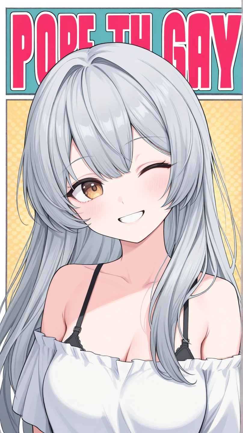 score_9, score_8_up, score_7_up, rating_safe, 1girl, solo, Pixel_Art,
illya, fate/kaleid liner prisma illya, illyasviel von einzbern, red eyes, eyelashes, long eyelashes, blonde hair, white hair, long hair, curtained bangs, sidelocks, small , swimsuit, ,  top only, orange , polka dot , collarbone,  arms, navel, underboob, from below, upper body, simple background, white background, blush, smile, closed mouth