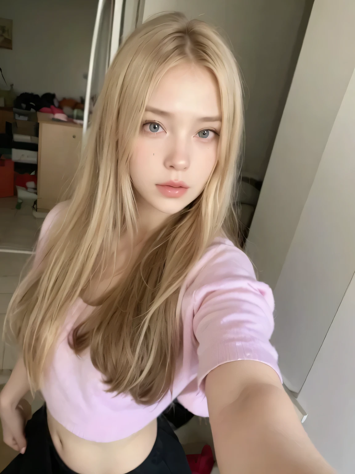blonde woman