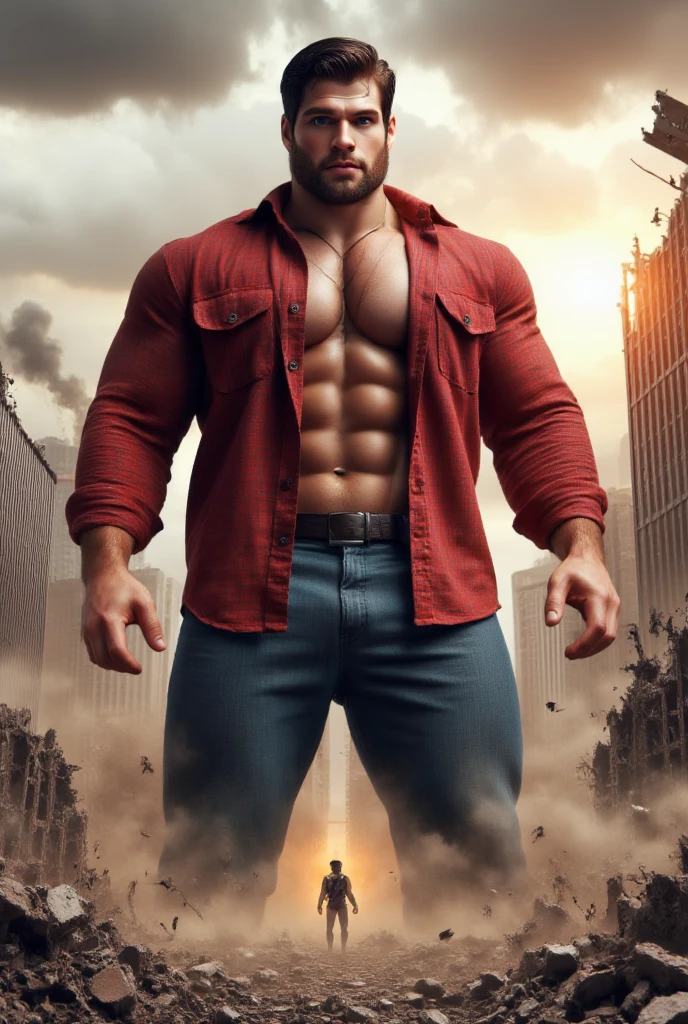 Create a completely naked Henry Cavill, speaking at the war front, a dude with a big erection and a hard-on, with a military face. (best quality, 4k, viola, main part: 1.2), ultra detailed, (Realistic, photorealistic, photorealistic: 1.37), HDR, UHD, studio lighting, detailed description, professional, vibrant colors, bokeh, retrato.