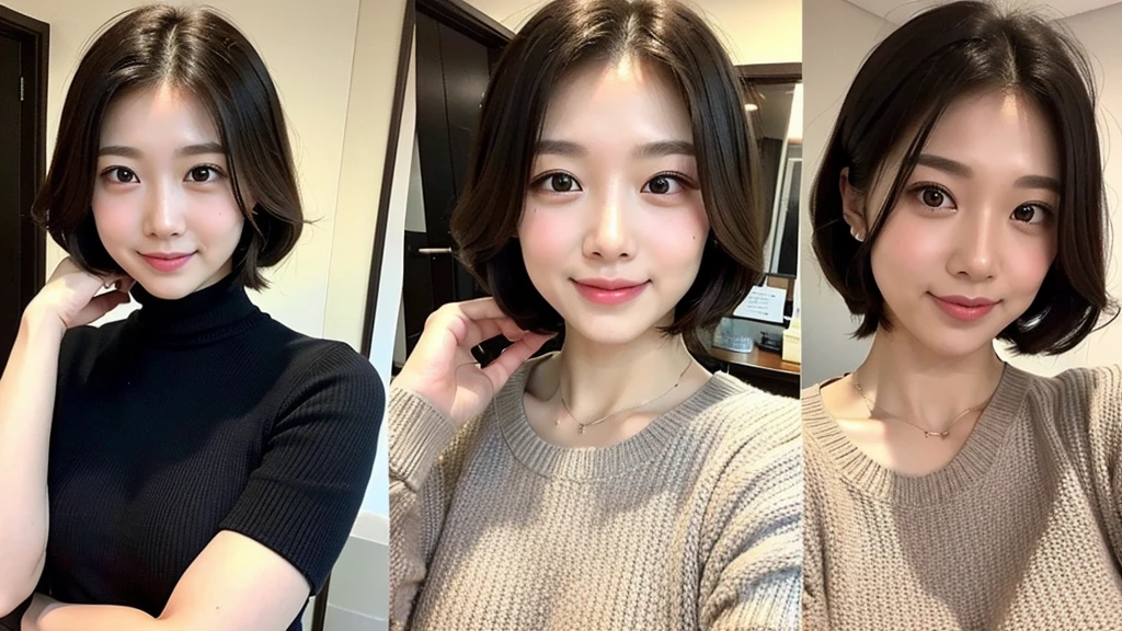 (Realistic:1.1),(masterpiece,Highest quality),8k,(49 years old), 47 years old, slimカップル、Tight waist,Upper Body,full-course dinner、wine 、Amazing view of the sunset sky and clouds、Perfect Anatomy, Brown Hair, short hair,Random Hairstyles,((Highly detailed face and eyes:1.2)),Perfect golden ratio face,Long sleeve shirt、dress,(smile:1.2)、Shortcuts、cute、(Realistic, Intricate details:1.2), A bright smile、short hair,Bright Face、赤wine 、Appetizers、Italian food、wine bottle、Champagne、スパークリングwine、(slimな顔), (The body is slim), (Brown Hair), (Shortcuts), Upper Body, 白wine, slim, wineグラス,