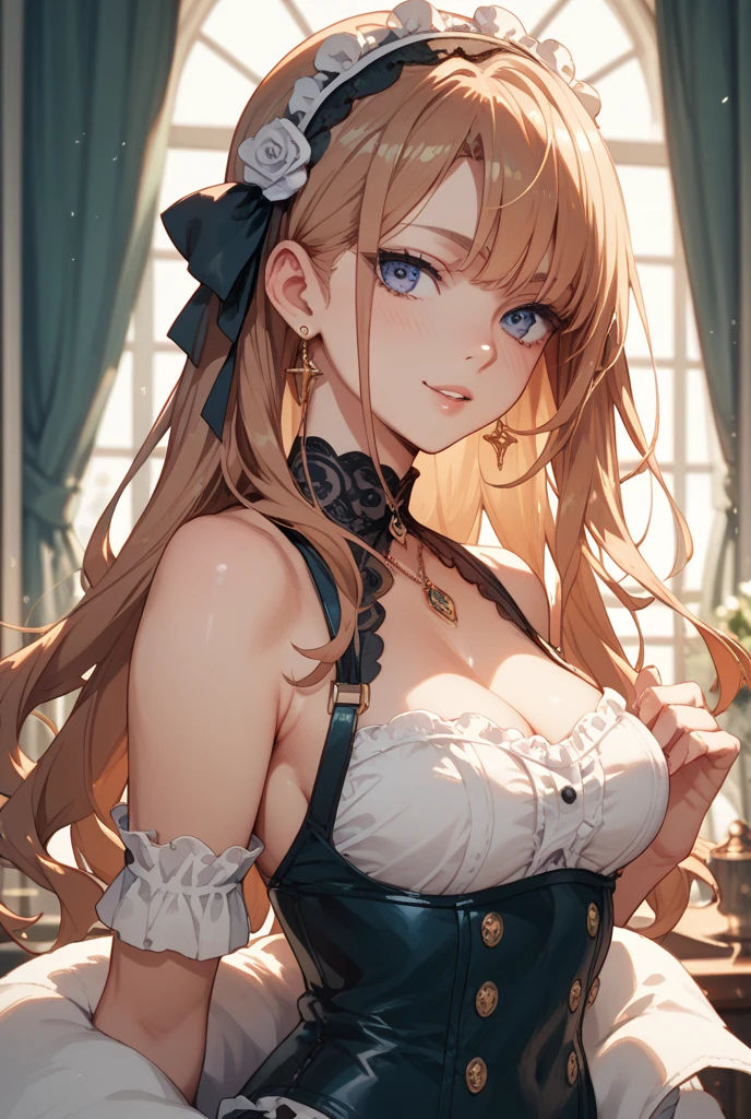 Photorealistic、Highest quality、Highest Resolution、Highest quality、8K、1人のBeautiful woman、Beautiful woman、Beautiful woman、Big Breasts、Inside the house、Play games