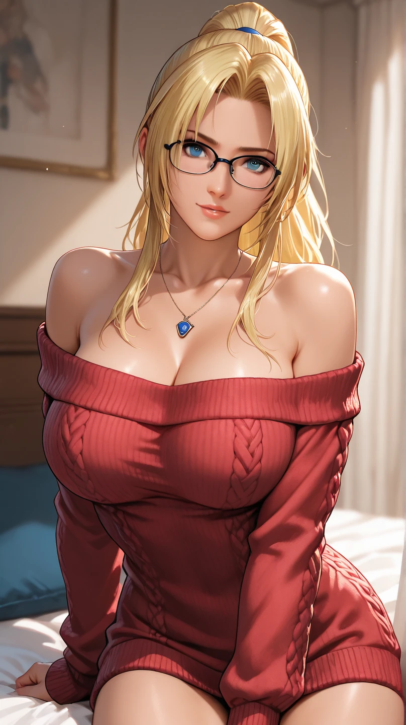 Realistic photo of a beautiful m3l1ss4rs woman, 1girl,solo,long hair,looking at viewer,smile,bangs,blonde hair,simple background,jewelry,upper body,glasses,teeth,necklace,star (symbol),grin,lips,cardigan,black background,realistic,star necklace, soft lighting, professional Photography, Photorealistic, detailed, RAW, analog, sharp focus, 8k, HD, high quality, masterpiece, nude
