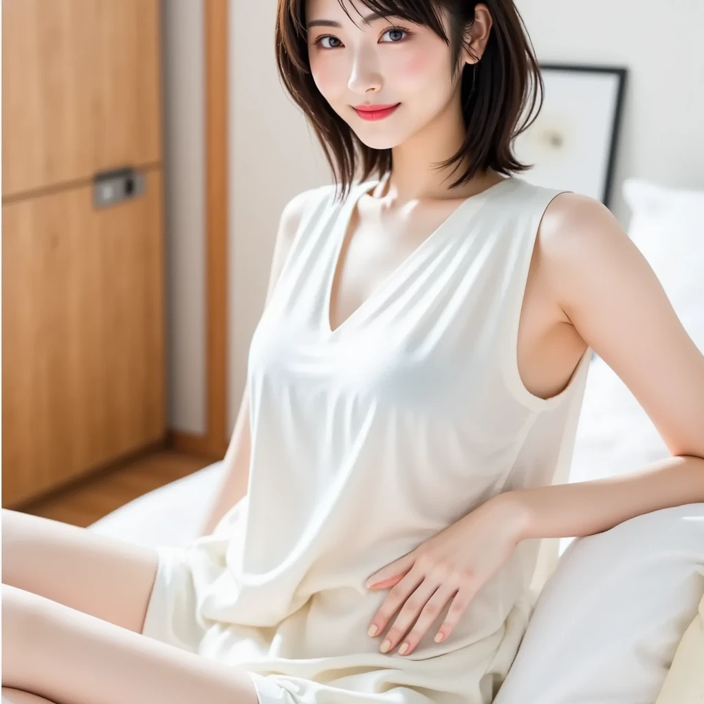 Beautiful mature Japan woman, 55 year old mature woman, Lady, Beautifully detailed face, Beautiful details, Beautiful lip detail, Highly detailed face, Long eyelashes, Detailed female body, Low Ponytail, Small breasts, erotic, sweating, orgasm, Male and female couple, Normal position, Normal position man on top, Spread your legs, Leg Up Sex, Vaginal intercourse, Normal position, Spread your legs, Raise the hand, lie, Nipples, Censored, Open your mouth, (Pearl Necklace), (Red lipstick)