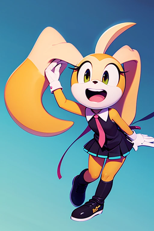 best quality, masterpiece, solo, 1girl, <lora:vanilla_the_rabbit-10:0.85>, vanillatherabbit, (animal nose), own_hands_clasped, bodystocking