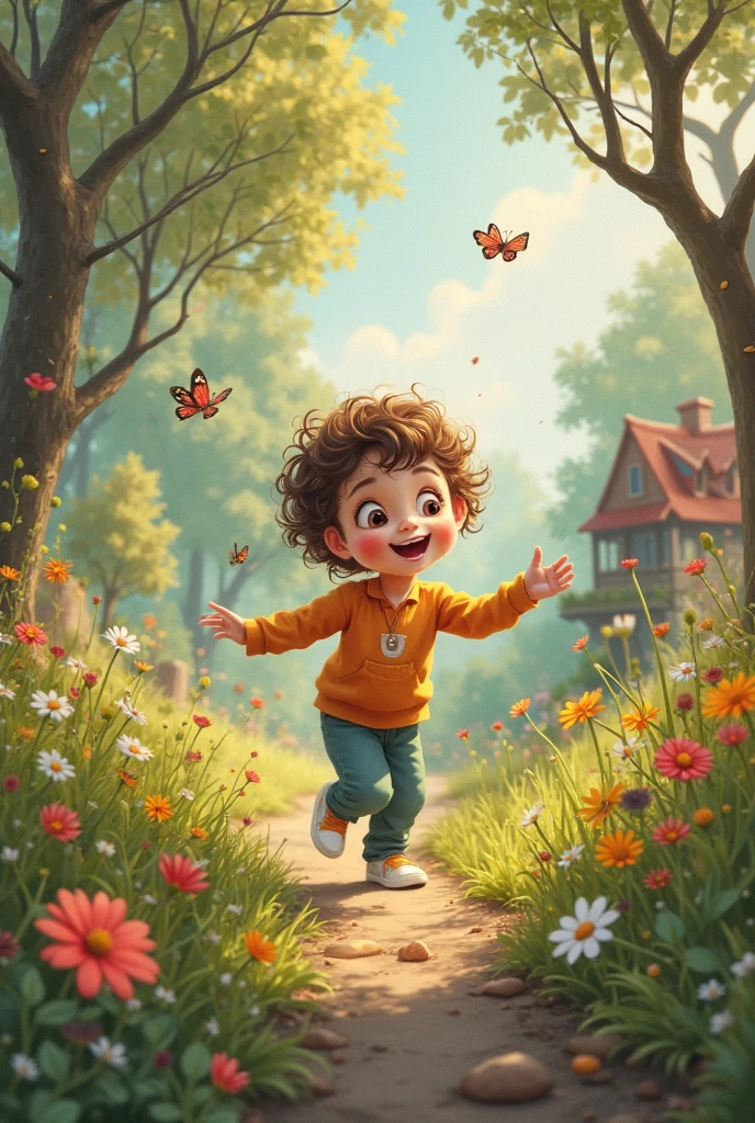 To a child in the park