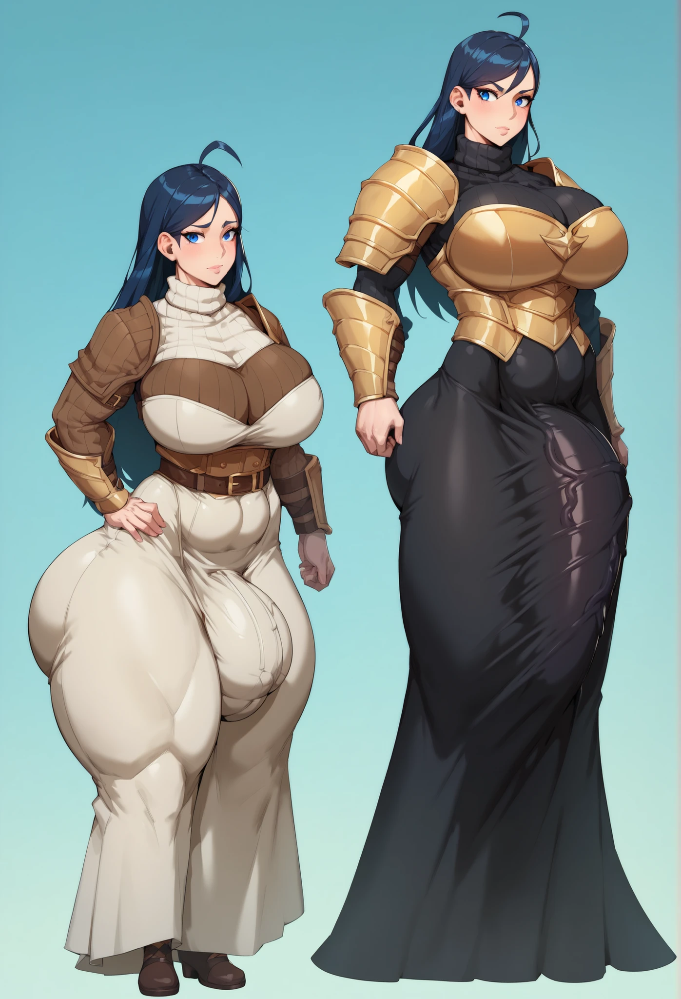 (masterpiece, best quality:1.2),1 girl, voluptuous body, full body, masterpiece, dominant pose, good anatomy, no extra limbs, big ass, thick thighs, black hair, voluminous afro, pointy ears, gold earrings, black top with red details, black skirt with red details, gold necklaces